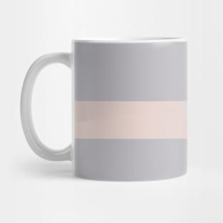 A shocking customization of Alabaster, Grey, Silver and Lotion Pink stripes. Mug